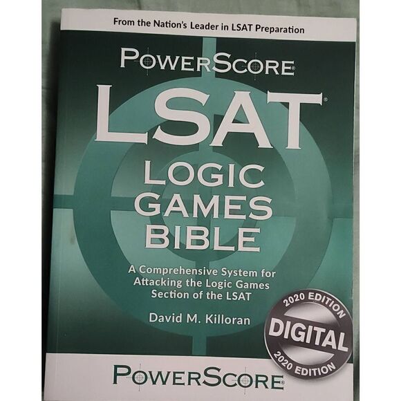 The PowerScore LSAT Logic Games Bible Workbook  LSAT Prep 2020 Edition DIGITAL - Picture 1 of 2